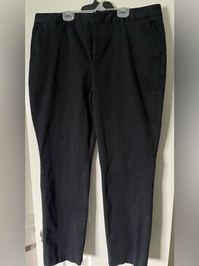Lands' End Black Straight-Leg Women’s Pants